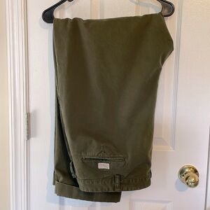 Polo by Ralph Lauren Green Men's Straight-Leg Pants, Size 42Wx30L,